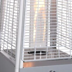Chauffage D'extérieur Avec Sa Housse Intégrale - Arctic 13kw Gris Clair - Parasol Chauffant Gaz Pyramide. Chauffage De Terrasse -Boutique Jardin Extérieur 6482c40105bfc8.10137118