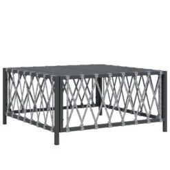 VIDAXL Salon De Jardin Avec Coussins 5 Pcs Anthracite Acier -Boutique Jardin Extérieur 6482c44f3edf63.99036225