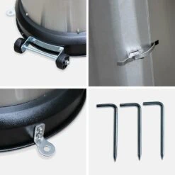 Lot De 2 Chauffages D'extérieur Gaz 12.5kw - Finland - Parasols Chauffants En Acier Inoxydable. Réglable. Porte En Façade Et 12 Lot De 2 Chauffages D'extérieur Gaz 12.5kw - Finland - Parasols Chauffants En Acier Inoxydable. Réglable. Porte En Façade Et -Boutique Jardin Extérieur 648318a014fce8.01860620