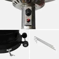 Lot De 2 Chauffages D'extérieur à Gaz 13kw - Siberia - Parasols Chauffants. Avec Roulettes Et Stabilisateur 12 Lot De 2 Chauffages D'extérieur à Gaz 13kw - Siberia - Parasols Chauffants. Avec Roulettes Et Stabilisateur -Boutique Jardin Extérieur 648318a1cc2b47.21533857