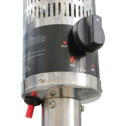 Lot De 2 Chauffages Extérieur à Gaz Gris. Parasols Chauffants De Terrasse Finland 12.5kw Avec Roulettes -Boutique Jardin Extérieur 648318a4d06df0.05778866