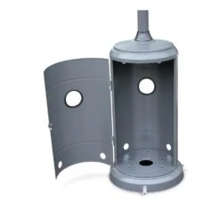 Lot De 2 Chauffages Extérieur à Gaz Gris. Parasols Chauffants De Terrasse Finland 12.5kw Avec Roulettes -Boutique Jardin Extérieur 648318a4d49e31.07118611