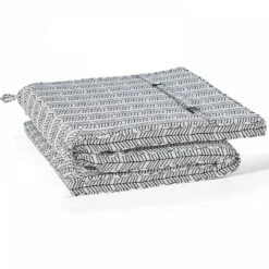 Coussin Bain De Soleil Polyester Blanc Et Noir 186 X 60 X 5 Cm -Boutique Jardin Extérieur 6488658f6b5d36.37011919