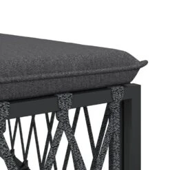 VIDAXL Salon De Jardin Avec Coussins 4 Pcs Anthracite Acier -Boutique Jardin Extérieur 648c40be042867.78206274