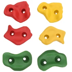 VIDAXL Sièges De Balançoire Avec Pierres D'escalade 2 Pcs Bleu Pe -Boutique Jardin Extérieur 648c91ae0a22f3.97055769