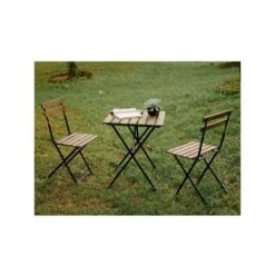Kit Mobilier De Jardin Table+ 2 Chaises Pilante Kz Garden Bois Et Acier Jardin Terrasse -Boutique Jardin Extérieur 6494a8796b8116.66501777