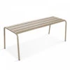 Banc De Jardin En Acier Taupe