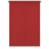 VIDAXL Store Roulant D'extérieur 160x230 Cm Rouge Pehd