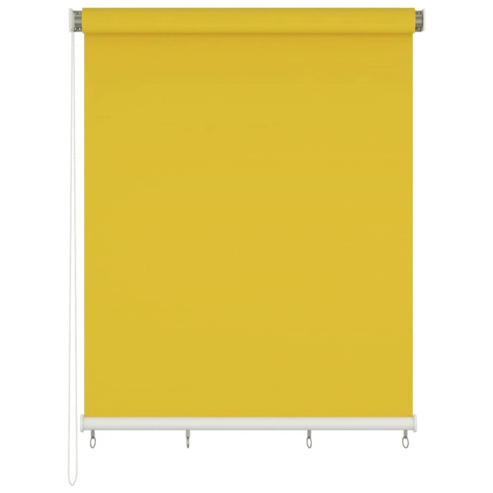 VIDAXL Store Roulant D'extérieur 200x140 Cm Jaune 2 VIDAXL Store Roulant D'extérieur 200x140 Cm Jaune – Image 2