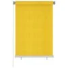 VIDAXL Store Roulant D'extérieur 100x140 Cm Jaune Pehd