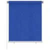 VIDAXL Store Roulant D'extérieur 120x140 Cm Bleu Pehd