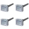 VIDAXL Kit 4 X Solaire énergie Anti Chasse De Rongeurs