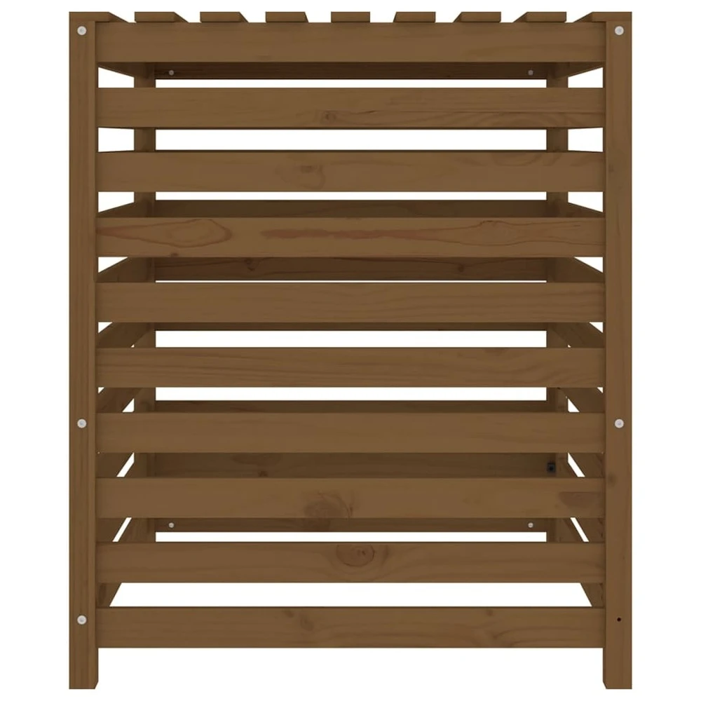 VIDAXL Composteur Marron Miel 82,5x82,5x99,5 Cm Bois Massif De Pin 7 VIDAXL Composteur Marron Miel 82,5x82,5x99,5 Cm Bois Massif De Pin – Image 7