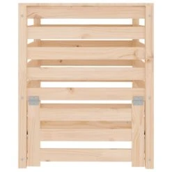 VIDAXL Composteur 63,5x63,5x77,5 Cm Bois Massif De Pin -Boutique Jardin Extérieur 6499e3c60b7037.08125735