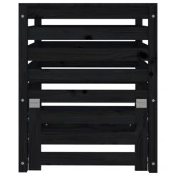 VIDAXL Composteur Noir 63,5x63,5x77,5 Cm Bois Massif De Pin -Boutique Jardin Extérieur 6499e3cbb40742.20950762