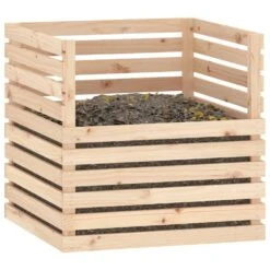VIDAXL Composteur 80x80x78 Cm Bois Massif De Pin 10 VIDAXL Composteur 80x80x78 Cm Bois Massif De Pin -Boutique Jardin Extérieur 6499e3cca263b0.20814133