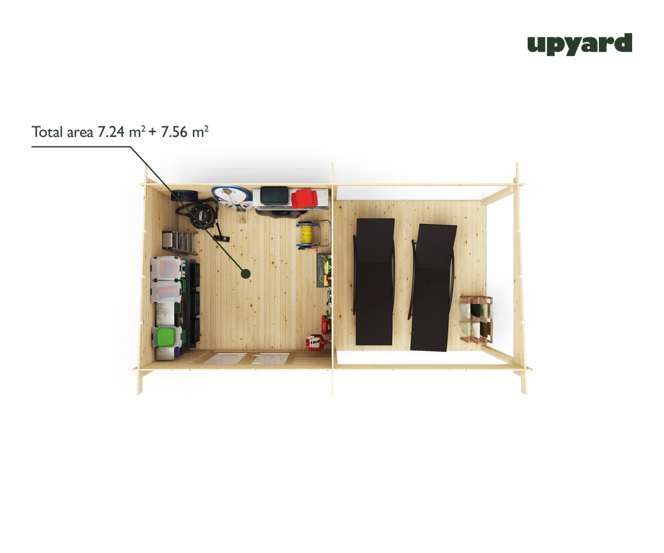 Maison De Jardin Grenache | 600x300 Cm | Certifié Pefc 4 Maison De Jardin Grenache | 600x300 Cm | Certifié Pefc – Image 4