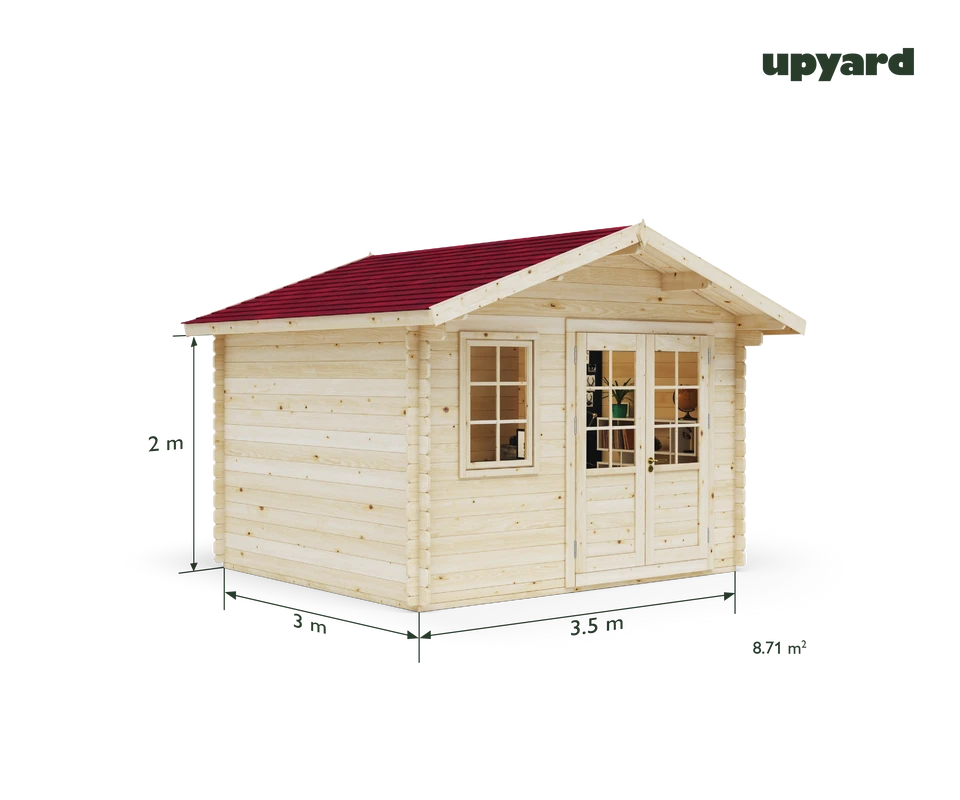 Maison De Jardin Syrah | 350x300 Cm | Certifié Pefc 2 Maison De Jardin Syrah | 350x300 Cm | Certifié Pefc – Image 2