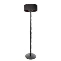 Chauffage D'extérieur Sur Pied En Aluminium Noir - H 195 X D.50 Cm -Boutique Jardin Extérieur 734855 005