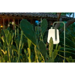 Pied De Lampe Simple BALAD En Métal Vert Cactus - H.157 Cm -Boutique Jardin Extérieur 797826 2039428