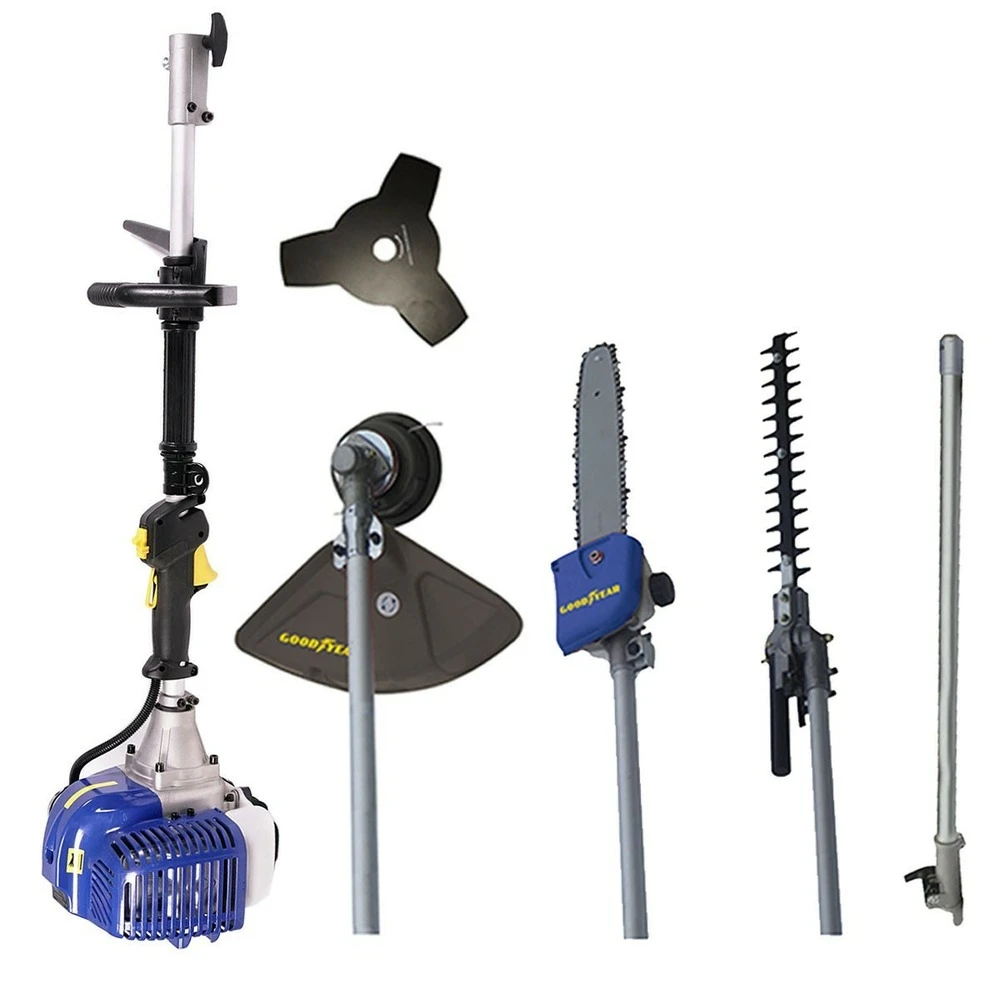 Débroussailleuse Thermique 4 Outils En 1 Moteur 2t 42.7 Cm³ Goodyear 1 Débroussailleuse Thermique 4 Outils En 1 Moteur 2t 42.7 Cm³ Goodyear