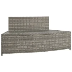 VIDAXL Bancs De Spa Avec Coussins 2 Pcs Gris Résine Tressée -Boutique Jardin Extérieur 864a4234a55d927d