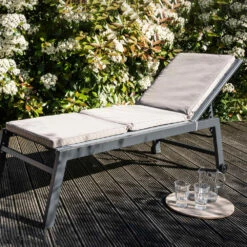 Lot De 2 Coussins Bain De Soleil Polyester écru 186x53x5 Cm -Boutique Jardin Extérieur 97b2bc355061b5b8