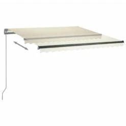 VIDAXL Auvent Automatique Sur Pied 350x250 Cm Crème 11 VIDAXL Auvent Automatique Sur Pied 350x250 Cm Crème -Boutique Jardin Extérieur 997e71a160332148