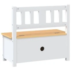 VIDAXL Banc De Rangement Pour Enfants Blanc Et Beige 60x30x55 Cm Mdf 11 VIDAXL Banc De Rangement Pour Enfants Blanc Et Beige 60x30x55 Cm Mdf -Boutique Jardin Extérieur a66b71a89bd8ff10