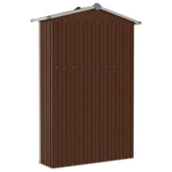 VIDAXL Abri De Jardin Marron 107,5x46x183 Cm Acier Galvanisé -Boutique Jardin Extérieur b225d269ad13366a