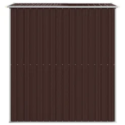 VIDAXL Abri De Jardin Marron Foncé 192x191x223 Cm Acier Galvanisé 11 VIDAXL Abri De Jardin Marron Foncé 192x191x223 Cm Acier Galvanisé -Boutique Jardin Extérieur c10593f53afe6dad