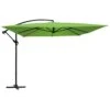 Parasol Déporté Carré 3x3m Aluminium Vert