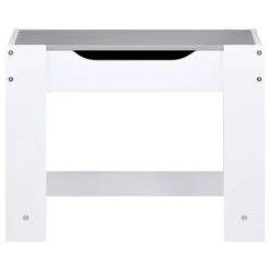 VIDAXL Table Pour Enfants Avec 2 Chaises Blanc Mdf -Boutique Jardin Extérieur c4188a7a0c11b04c
