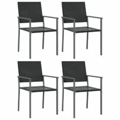 VIDAXL Ensemble à Manger De Jardin 5 Pcs Résine Tressée Acier 10 VIDAXL Ensemble à Manger De Jardin 5 Pcs Résine Tressée Acier -Boutique Jardin Extérieur e22a17f643e919e5
