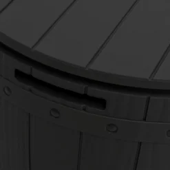 VIDAXL Boîte De Rangement De Jardin 3 En 1 Noir Polypropylène -Boutique Jardin Extérieur ea64d6f4efc7b8f2