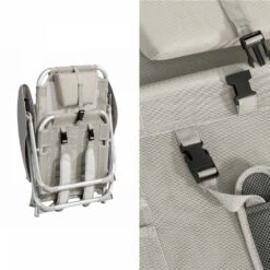 Fauteuil Clic Clac Des Plages En Polyester Gris -Boutique Jardin Extérieur faa2faf01942d862